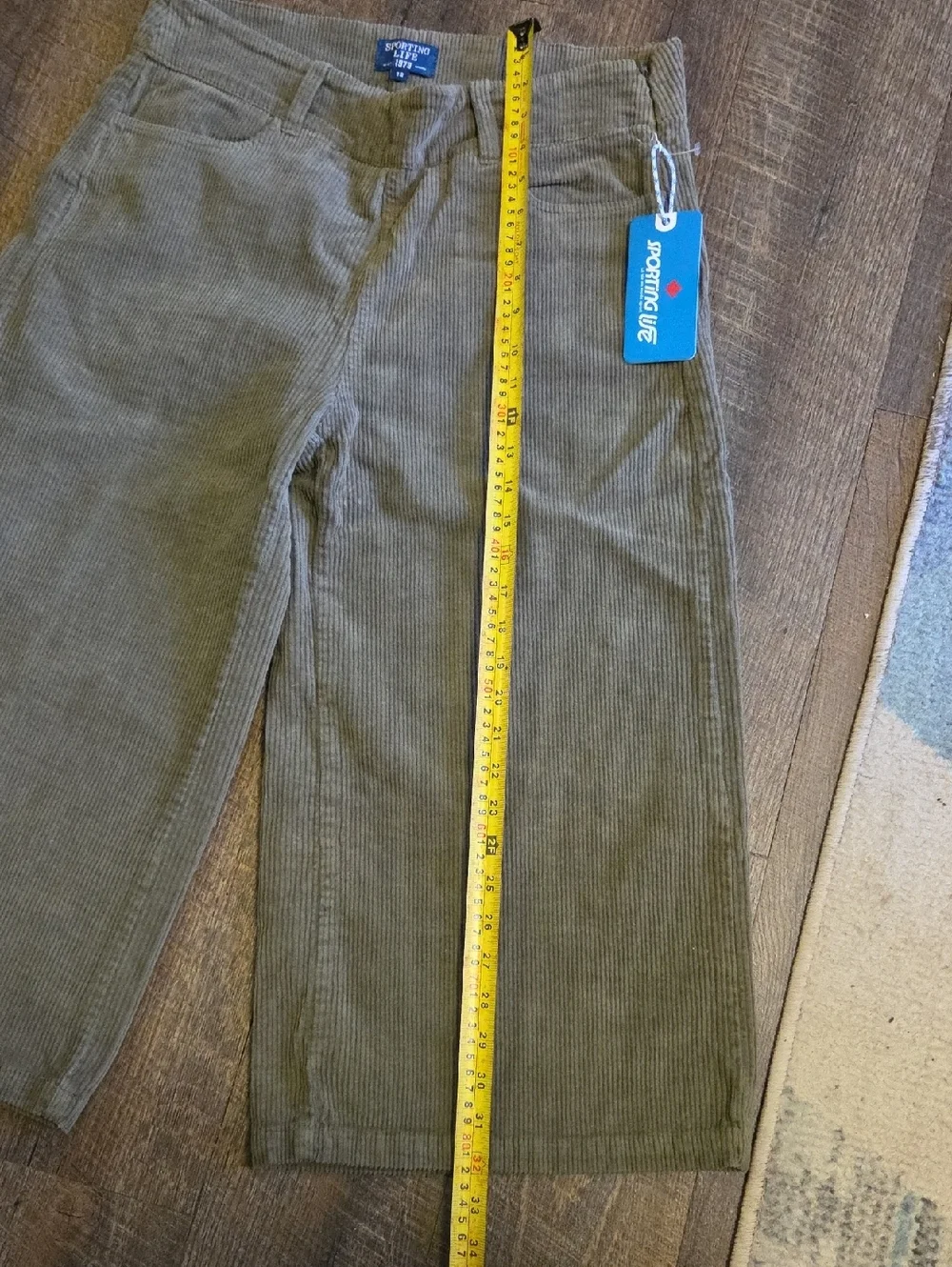 Olive Green Corduroy Pants sporting life. New with tags. - Picture 10 of 13
